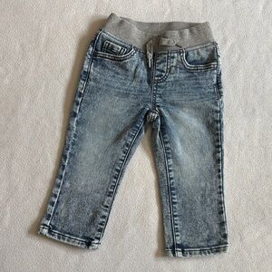 wonder nation Light Blue Pull-On Denim Jogger Pants